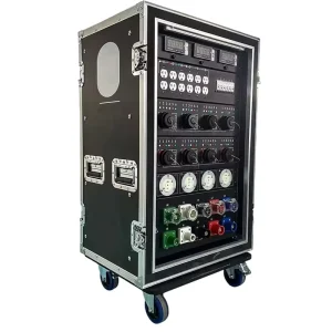 Custom Made 58 Channels Us Edisons Power Distribution Equipment 19 Core Socapex Outdoor 3 Phase Breaker Copper 415V 220A Distro