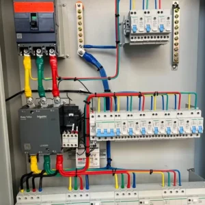 Custom Motor Control Panel Industrial DOL Starter Contactor Cabinet MCCB 200A 24VDC for Heavy Duty Machine Equipment Box
