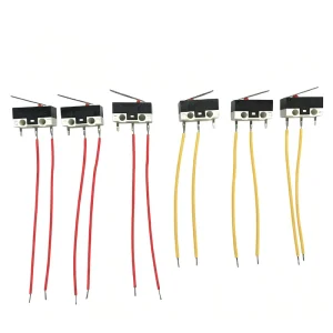 Custom Mouse & Micro Switches Soldered Wires 1A/2A 125V Travel Reset Switches for Toy E-products Harness
