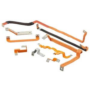 Custom OEM Flexible Insulated Copper Busbar Power Distribution Equipment 220V 220A Industrial Automotive Use