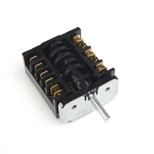 Custom Oven Switch 16A 20A 250V 4 Pin 5 Position Manual Electric Heater Rotary Selector Switch for Commercial & Household Use