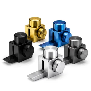 Custom Precision Aluminum CNC Machining Service Anodized Colorful CNC Milling Parts for Selector Switch and Disconnector