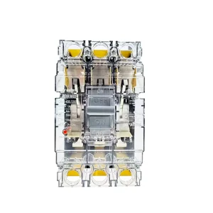 Custom QHM1 400L 3300 MCCB Circuit Breaker 350A 400A Molded Case Transparent Housing 400V 35 50KA Thermal Magnetic Trip