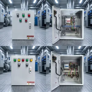 Custom Size Turnkey JXF Control Box Wall Mounted Metal Low Voltage Complete Power Distribution Junction Enclosure