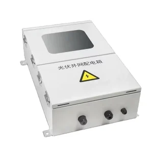 Custom Stainless Steel Photovoltaic Grid Tied Combiner Box Electrical Equipment for Solar Power System Connection