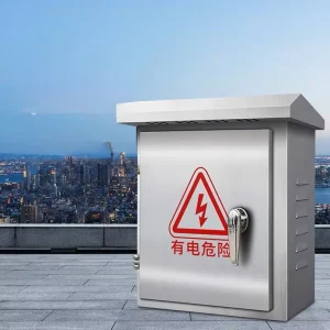 Custom Three Phase Four Wire Meter Box Stainless Steel IP66 Waterproof Outdoor Hybrid Power Distribution Cabinet
