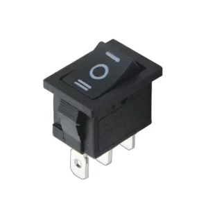 Custom White Black Boat Type Toggle Switch 16A 250V 1E4 Rocker Switch 3 Ways on OFF on Switch