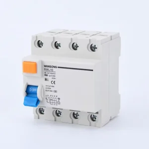 Customized 4P 20A 25A 32A 63A RCCB 3P+N Differential Circuit Breaker Miniature Circuit Breakers