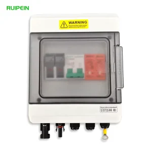 Customized 6 Circuits 1 in and 1 Out DC1000V 15A Photovoltaic Distribution Box IP65 Waterproof Outdoor CE Certified HS-6