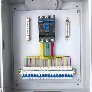 Customized Complete Set Power Distribution Box Strong Current Three Phase Four Wire Lighting Equipment IP66 Rated 220A 125V