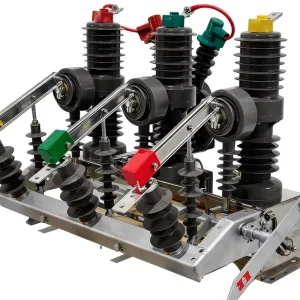 Customized Grey Outdoor Pole Mounted VCB Vacuum Circuit Breaker ZW32 12FG 630A Single Three Phase 50 60Hz 30kA Breaking Capacity