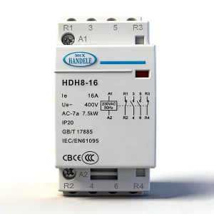 Customized HDH8 16~25 3P 16 25A 3NO AC Modular Contactor 500V Rated Insulation Voltage 3 1 Control Power Din Rail Mount