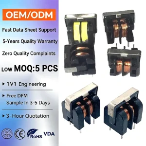 Customized High Voltage High Frequency Multi-Winding Layered Winding Copper Wire High Power Compact Lightweight Transformer