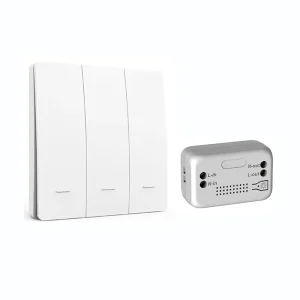 Customized Home Controllers Switch Wireless Remote Control Push Button Wall Panel Waterproof No Battery Required Switch