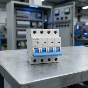 Customized Miniature Circuit Breaker HTB3 80 4P Low Voltage 230V PA66 Material 6KA Breaking Capacity IP65 Protection CE