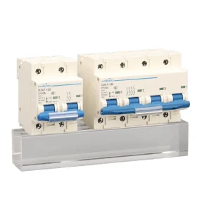 Customized Miniature Circuit Breaker (MCB) DZ47-125-4P Low Voltage 6KA Breaking Capacity IP65 Protection DIN Rail Mounting PA66