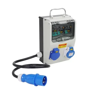 Customized Portable Industrial Power Distribution Box Three Level 32A Wall Mounted Distribution Equipment