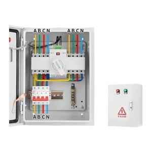 Customized Power Distribution Box Electrical Supplies 380V 4P Timer Meter ATS Electrical Panel Box ATS Distribution Board