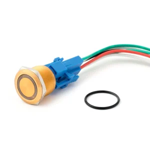 Customized Push Button Switch with Connector QN22-A Series Metal Light Push Button Switches
