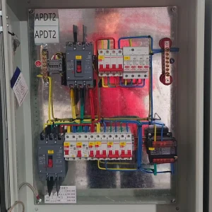 Customized Rated Current 3 Phase MCCB Generator Synchronization Panel IP55 Protection for Industrial Use