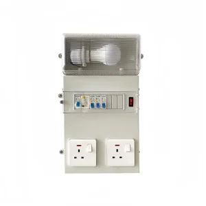 Customized Ready Board Wall Mounted Power Distribution Equipment Small Power Distribution Box with Bulkhead LED Light