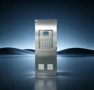 Customized Stainless Steel SS304 SS16 Double Door Programmable Logic Controller PLC Control Cabinet Fan Automation System