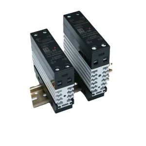 Customized Standard Din Rail Sealed Protective Miniature Slim SSR Module DA40A DC Control AC Solid State Relay Heat Sink 40A 4P