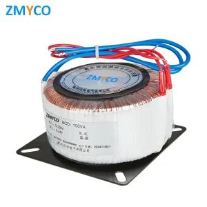 Customized Voltage 220v to 110V Amplifier Toroidal Transformer 800va 1kva 1.2kva Single Phase Toroidal Transformer