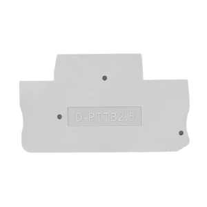 D-PTTB2.5 End Cover for Double-Level Push-in Terminal Blocks Partition Plate