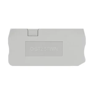D-ST2.5-TWIN End Cover for Twin-Connection Spring-Clamp Terminal Blocks Partition Plate