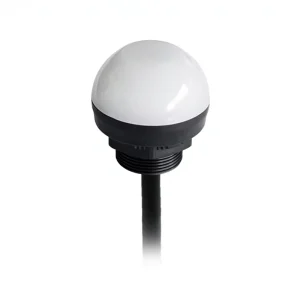 D024(C) Blue LED Indicator Light 50mm 24V with Buzzer IP69K Protection 360 Bean Angle