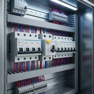 DAFL Series Residual Current Circuit Breaker Moulded Diode Leakage Miniature 100V PA66 4.5kA Breaking Capacity