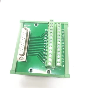 DB25 M D Sub 25 Pin Connectors Female Socket Terminal Block Breakout Board Adapter Converter Splitter DIN Rail Mount Interface