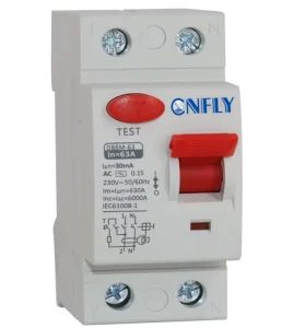 DB6M Electro magnetic Type RCCB 25A 32A 40A 63A Disyuntor De Corriente Residual Current Circuit Breaker Diferencial