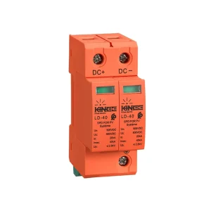 DC 1000V SPD Protection Device Power Surge Protector DC Type 2 40kW-600V Surge Protector 20KA 40 Breaker AC 3 Phase 20A