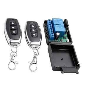 DC 12 24V 433MHz RF Remote Control Switch 2CH Relay Receiver Smart Home Automation Module for Garage Gate