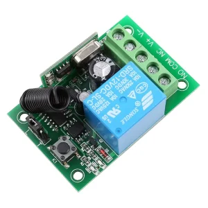 DC 12V 1 CH Channel RF Transmitter 433MHz Wireless Remote Control Universal Relay Switch Receiver with Learning Code