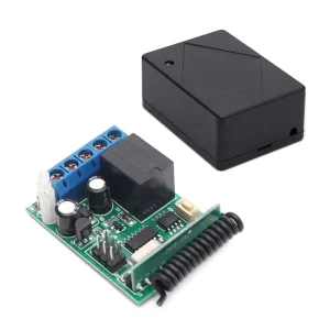 DC 12V 1CH 433Mhz RF Relay Smart Wireless Remote Control Light Switch with One Relay Receiver Interlocked Mode