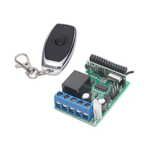 DC 12V 1CH 433Mhz RF Wireless Relay Remote Control Light Momentary Switch Transmitter with Receiver (1relays)