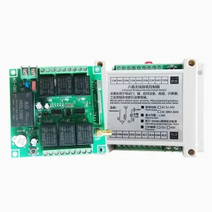 DC 12V AC 220V Wireless Remote Control Switch 6 CH Channel Relay Industrial Control for Door Windows Rolling Code