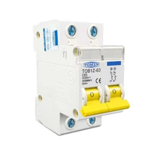 DC 600V 2P 16A 32A 63A 100A 125A DC Miniature Circuit Breaker for PV System