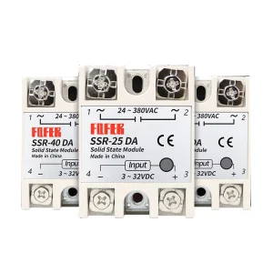 DC AC 200A 100A 80A 60A 50DA 40A 25DA Temperature Control Solid State Relay SSR