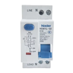 DC Circuit Breaker RCBO MCB Copper Material CE Certified 6kA Breaking Capacity