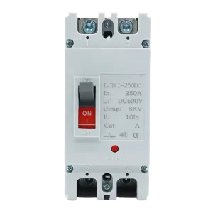 DC MCCB 16A 250A 2P 3P 500V 1500V Molded Case Circuit Breaker for Battery Module Energy Storage CE Factory Direct