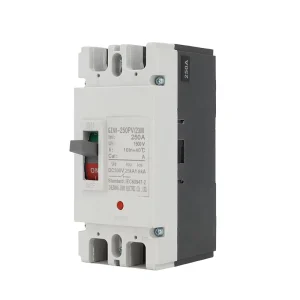 DC MCCB 2P 3P 4P 100A 125A 200A 250A 400A 630A 250V 500V 750V 1000V Solar Panels Breaker 25kA Breaking