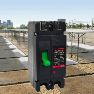 DC MCCB 2P DC500V 80A 100A 125A 160A 180A 200A 225A 250A PV Molded Case Circuit Breaker Solar System CE RoHS