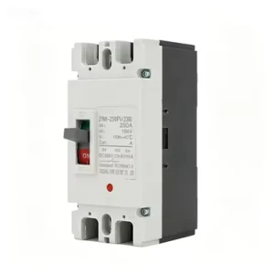 DC MCCB 2P Molded Case Circuit Breaker 250A for Industrial Use in Solar System Battery Storage