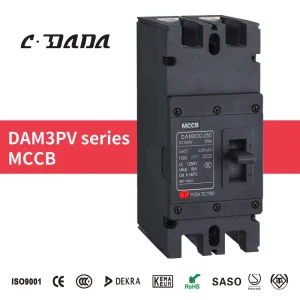 DC MCCB Solar Switch Circuit Breaker Short Circuit Protection Plastic Molded Case Circuit Breakers 250A