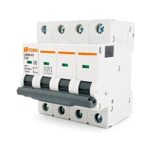 DC Mini Circuit Breakers 1P 500V MCB CE for IP20 Protection 4kA Breaking Capacity BCD Curve C for Solar Panel Safety
