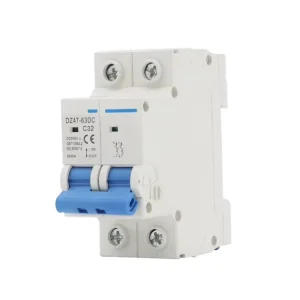 DC Miniature Circuit Breaker (MCB) 2P/4P 1000V 6kA Breaking Capacity Copper Material IEC Certified Rail Mounting